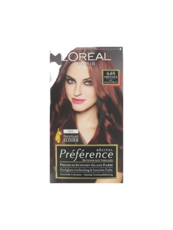 L'oreal Preference Haarverf /4.65/ Rood Mahonie Bruin