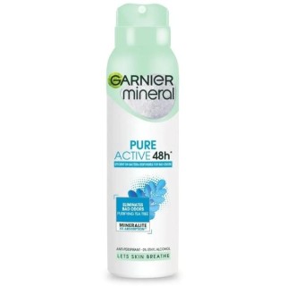 Garnier Minerals Spray Deodorant Pure Active 48h 150 ml