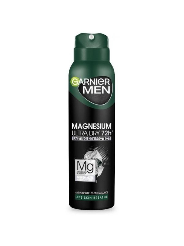 Garnier Men Deodorant spray Magnesium Ultra Dry 72h 150 ml