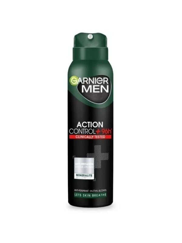 Garnier Men Spray Deodorant Action Control 96h 150 ml