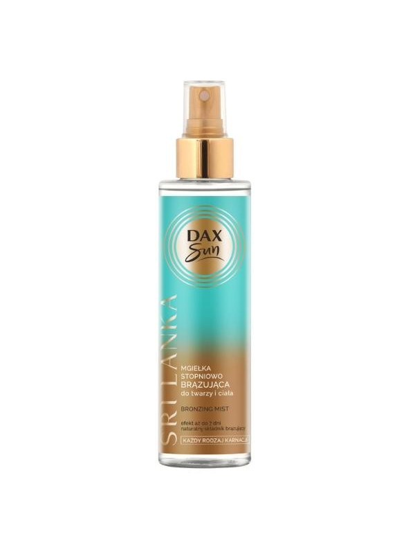 Dax Sun Mist geleidelijk bronzing gezicht en lichaam Sri Lanka 200 ml