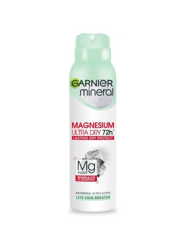 Garnier Mineral Deodorant spray Magnesium Ultra Dry 72h 150 ml