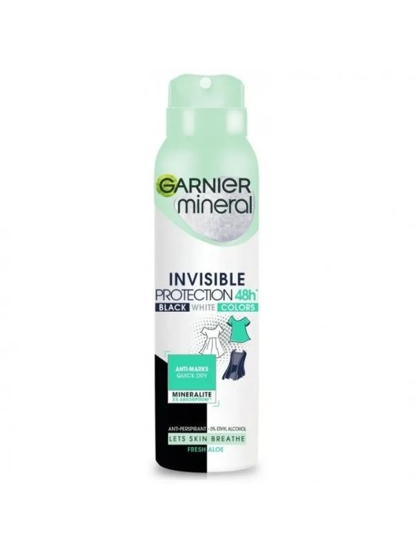 Garnier Mineral Spray Deodorant Invisible Protection 48h 150 ml