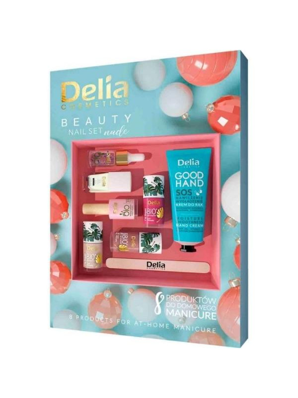 Delia Advent Calendar Nail Set Nude 2022