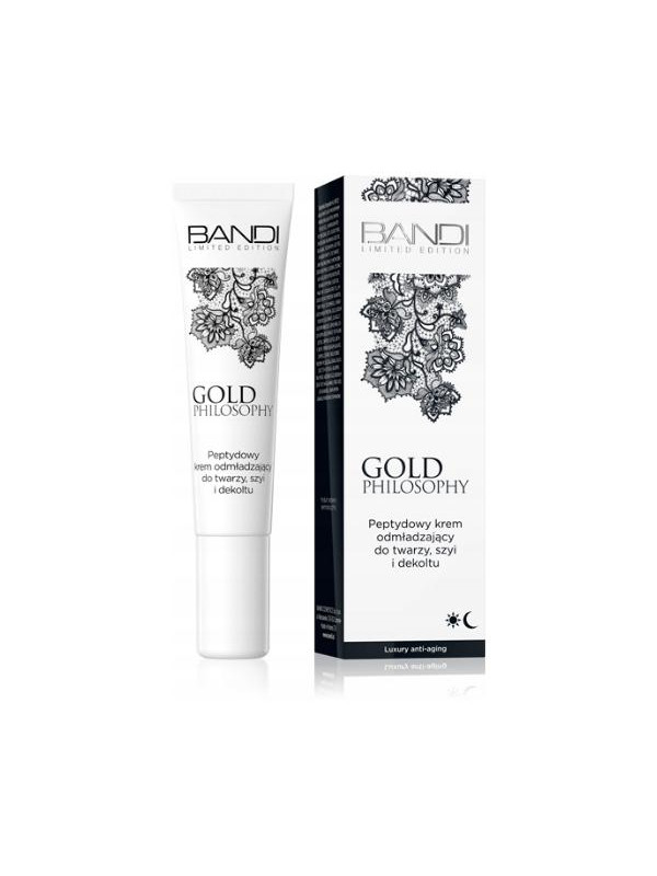 Bandi Gold Philosophy Peptide Verjongende crème voor gezicht, hals en decolleté 14 ml