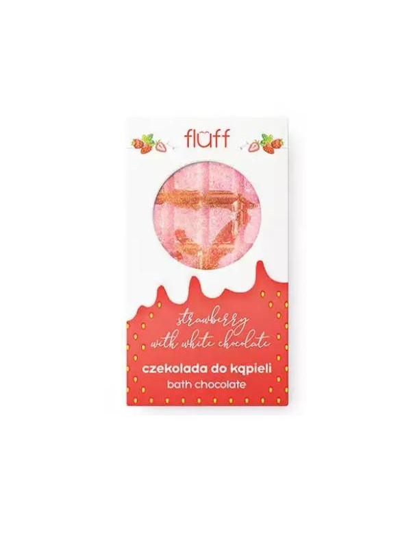 Fluff Chocolate bath strawberry in white chocolate 200 g