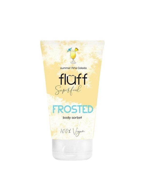 Fluff Superfood Pina Colada body Sorbet in summer 150 ml