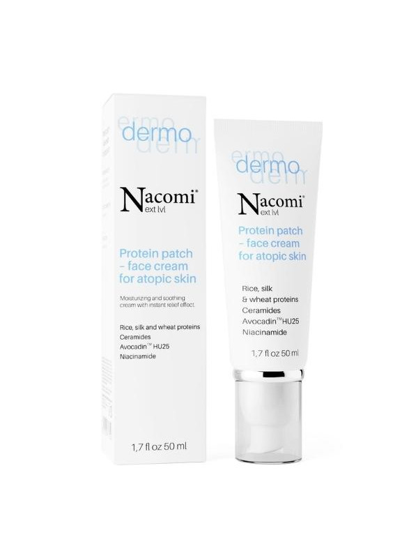 Nacomi Next Level Dermo Protein Patch Crème voor atopische huid 50 ml