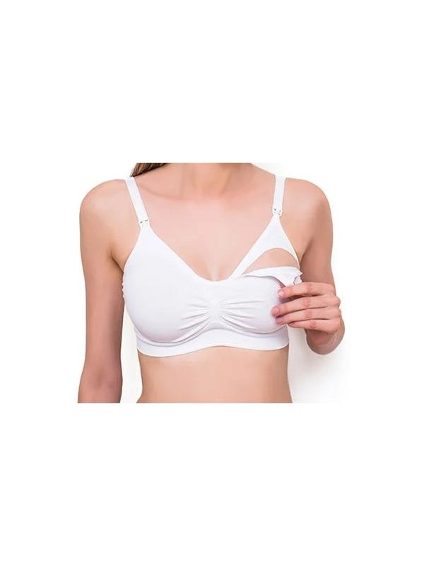 Babyono Nursing bra White Size D 70-75 1 piece