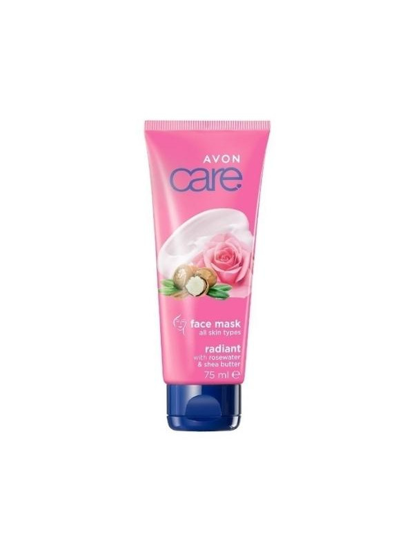 Avon Care Verhelderend gezichtsmasker met rozenwater en Shea butter 75 ml