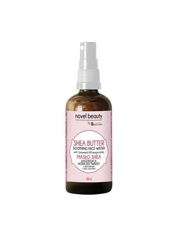 Novel Beauty Shea Butter Kalmerend gezichtswater met algen- en granaatappelextracten 100 ml