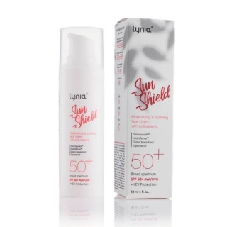 Lynia Sunshield SPF50 + moisturizing and soothing protective cream with antioxidants 30 ml