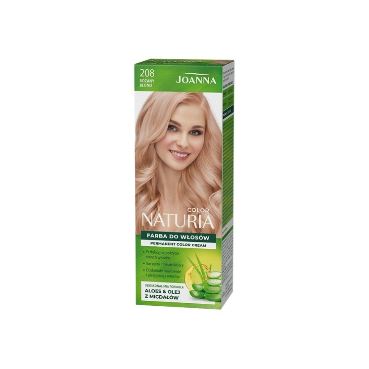 Joanna Naturia Color Hair dye /208/ Rose blond