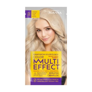 Joanna Multi Effect Color Coloring hair shampoo /02/ Pearl blond