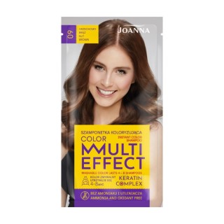 Joanna Multi Effect Color Coloring hair shampoo /09/ Hazelnut brown