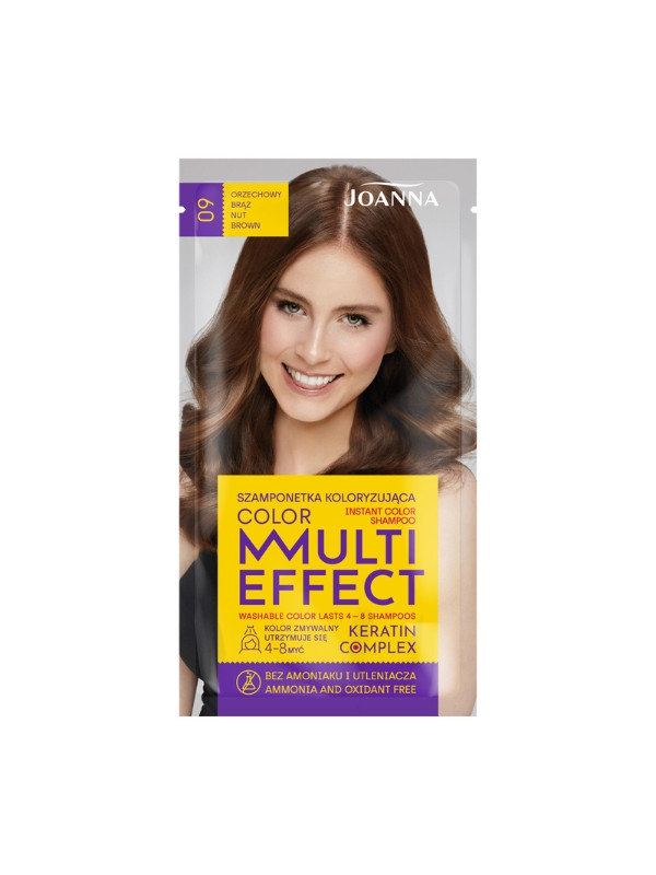 Joanna Multi Effect Color Coloring haarshampoo /09/ Hazelnootbruin