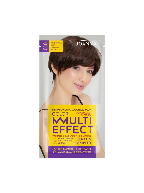 Joanna Multi Effect Color Coloring haarshampoo /010/ Kastanjebruin