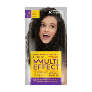 Joanna Multi Effect Color Coloring hair shampoo /011/ Coffee brown