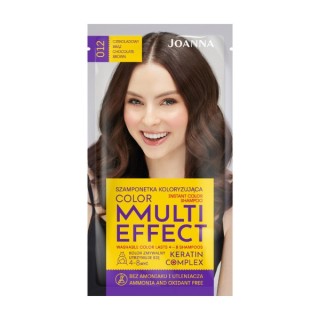 Joanna Multi Effect Color Coloring haarshampoo /012/ Chocoladebruin