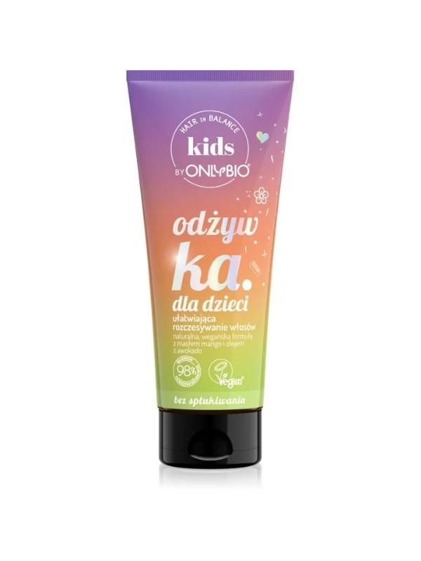 ONLYBIO Hair in Balance Kids Leave-in conditioner for easy combing 200 ml