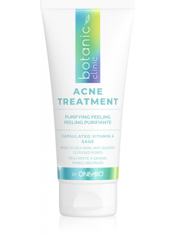 ONLYBIO Botanic Clinic Acne Treatment Reinigende peeling voor de vette huid en de huid met imperfecties 75 ml