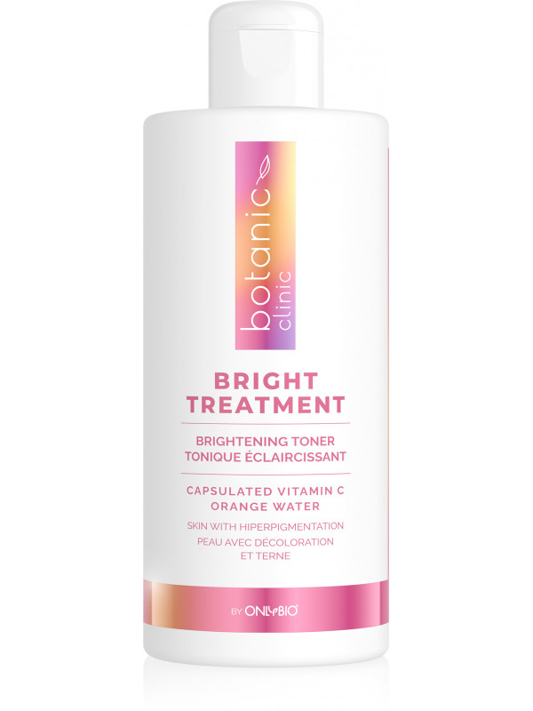 ONLYBIO Botanic Clinic Bright Treatment Brightening Toner voor huid met verkleuringen 300 ml