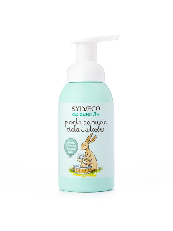 Sylveco for children 3+ Schuim voor het wassen van lichaam en haar 290 ml