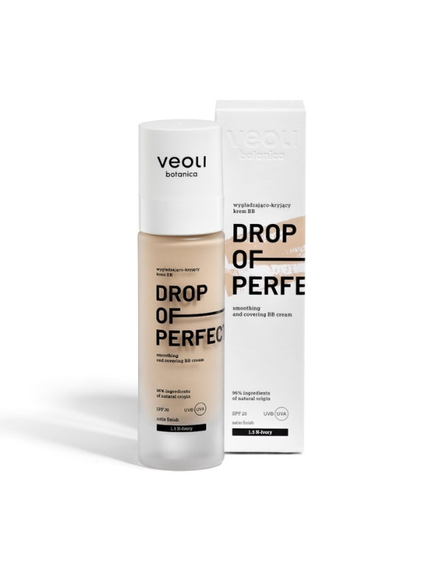 Veoli Botanica Drop of Perfection SPF20 smoothing and covering BB cream with a light formula /1. 5 / Ivory 30 ml