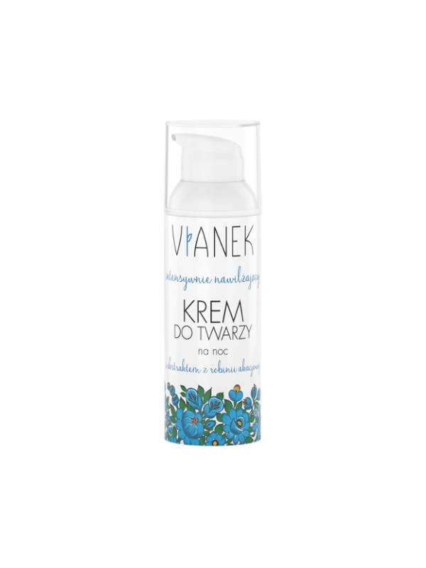 Vianek intensief hydraterende gezichtscreme voor de nacht 50 ml