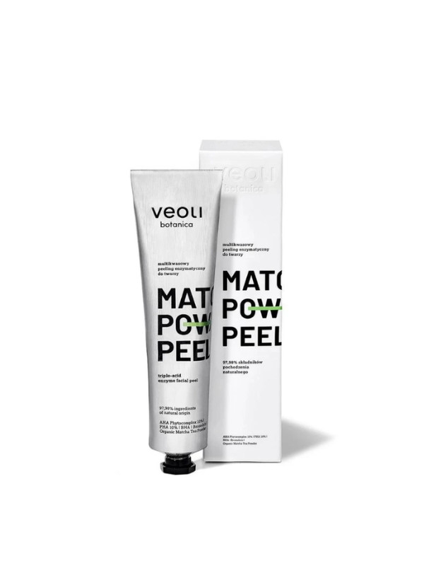 Veoli Botanica Matcha Power Peel Multi-acid Face Enzyme Peeling 75 ml