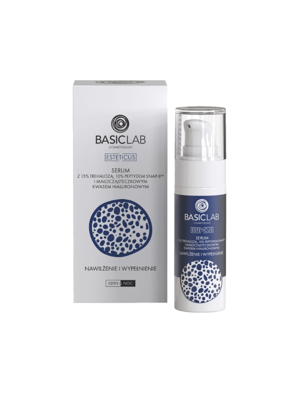 BasicLab Esteticus Serum with Trehalose 15% and 10% Peptide 30 ml