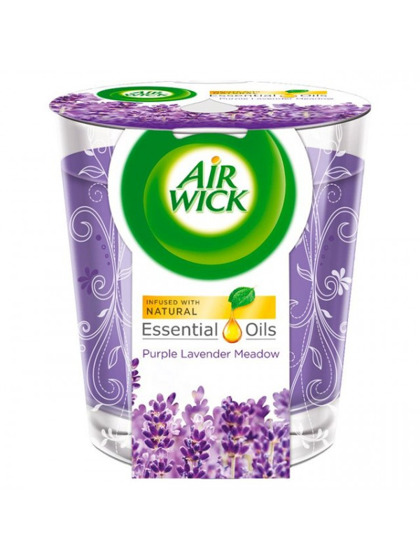 Airwick Purple Lavender Meadow geurkaars 105 gr