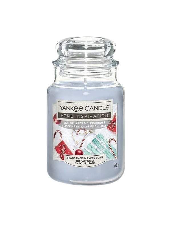 Yankee Candle Geurkaars Snowflakes & Sleighrides 538 gr