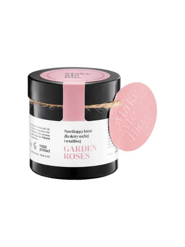 Make Me Bio Garden Roses Moisturizing Cream voor de droge en gevoelige huid 60 ml