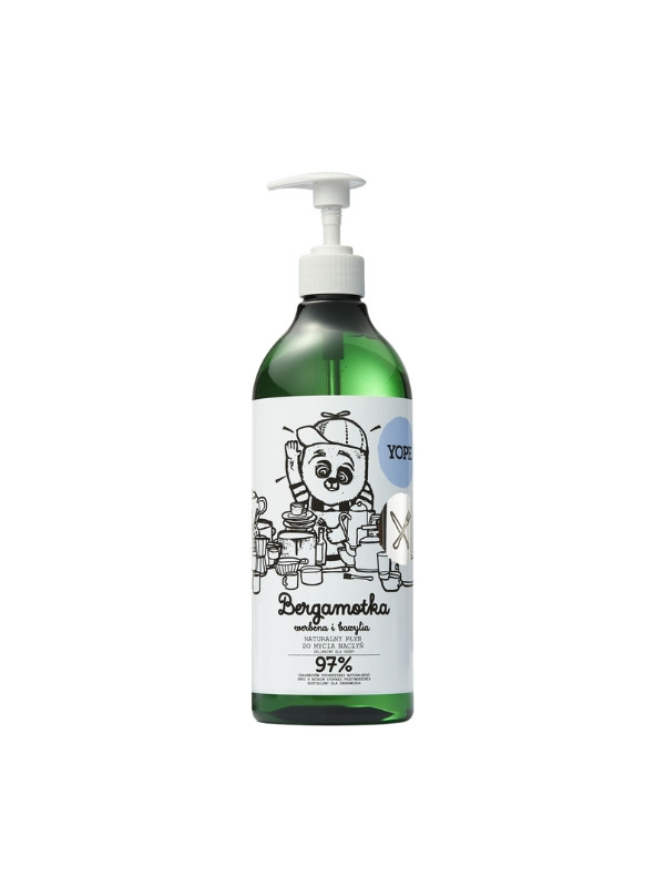 YOPE natural dishwashing liquid Bergamot, Verbena, Basil 750 ml