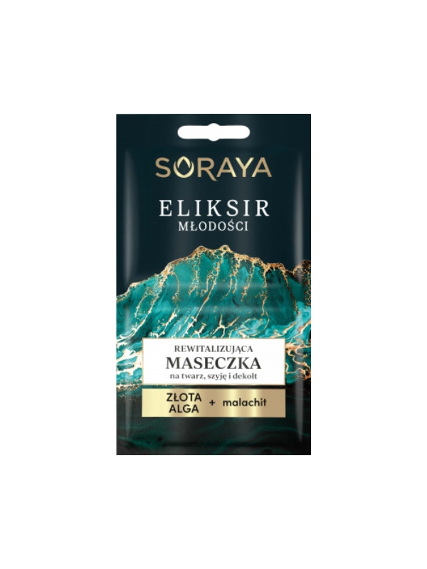 Soraya Elixir of Youth revitaliserend masker voor gezicht, hals en decolleté 8 ml