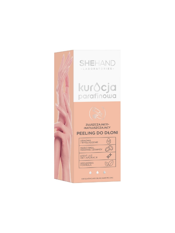 SheHand Paraffinebehandeling scrubben en oliën Peeling 75 g