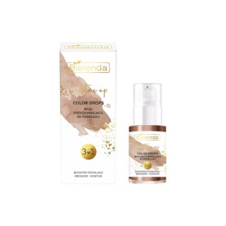 Bielenda Boost Me Up Color Drops Kleurbasis voor Foundation 3in1 Foundation Booster, Bronzer, Contour 15 ml