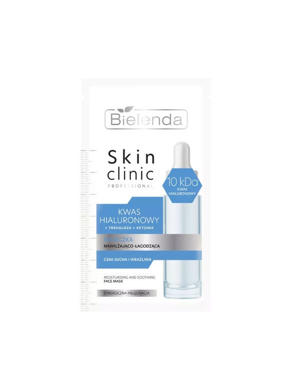 Bielenda Skin Clinic Professional Hyaluronzuur Hydraterend en verzachtend masker 8 g