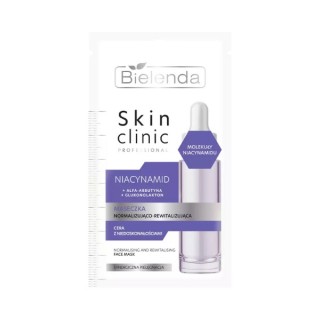 Bielenda Skin Clinic Professional Niacinamide Normaliserend en revitaliserend masker 8 g