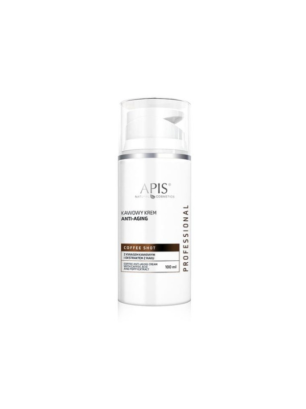 Apis Coffee Shot Anti-aging koffiecreme met koffiezuur en maanzaadextract 100 ml