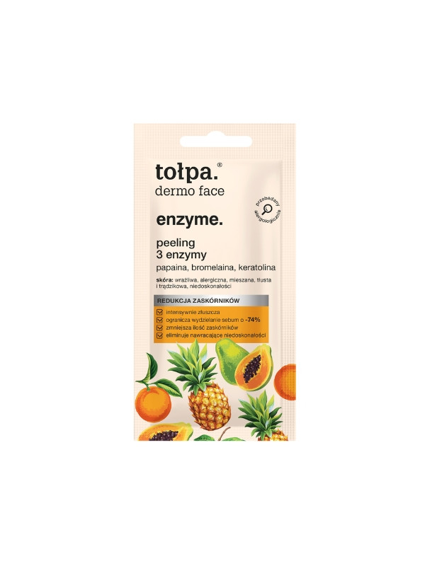 Tołpa Dermo Face Enzyme. Peeling 3 enzymen 8 ml