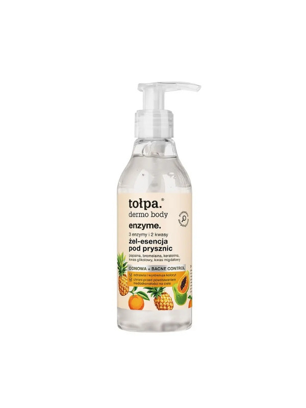 Tołpa Dermo Body Enzyme. Douchegel-essence 3 enzymen en 2 zuren 195 ml