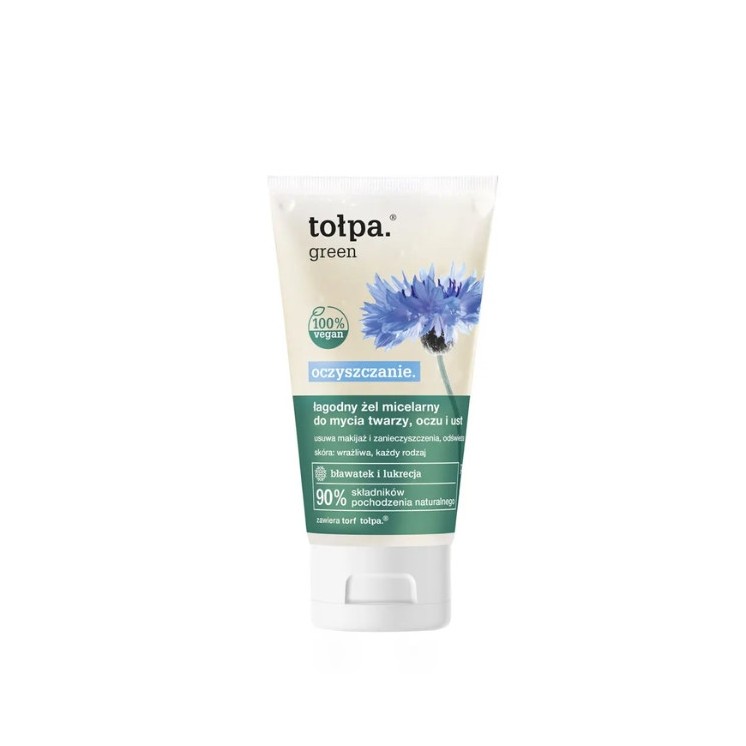 Tołpa Green Oczyszczanie. łagodny micellar gel for washing the face, eyes and lips 150 ml