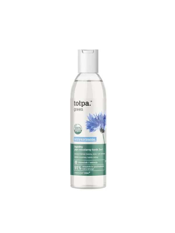 Tołpa Green Oczyszczanie. łagodny Micellar liquid-toner 2in1 200 ml