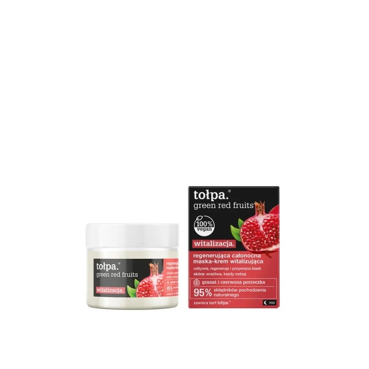 Tołpa Green Red Fruits vitalization. regenerating overnight Vitalizing mask-cream 50 ml