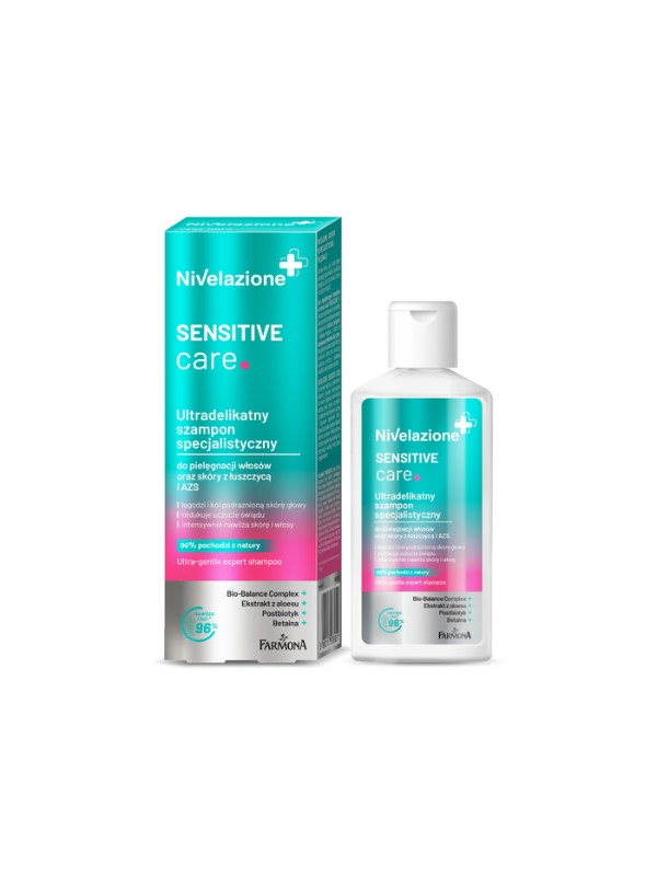 Farmona Nivelazione ultra-delicate specialistische shampoo voor haar- en huidverzorging bij psoriasis en AZS 100 ml