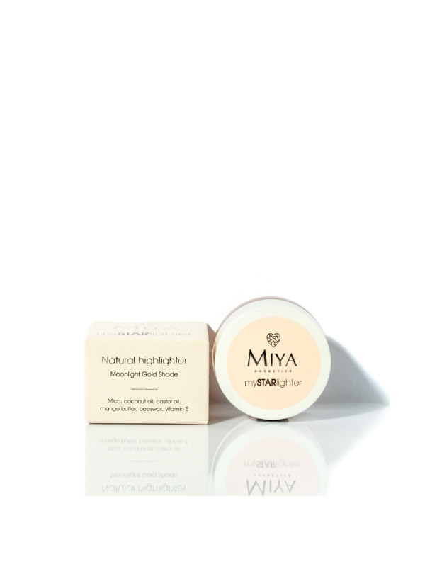 Miya Cosmetics mySTARlighter natuurlijke crème highlighter Moonlight Gold 4 g