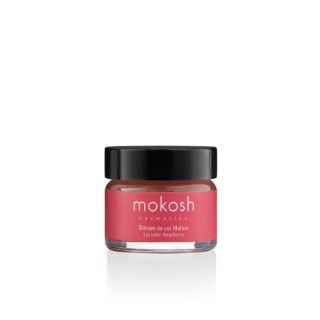 Mokosh Raspberry Lip Balm moisturizes and nourishes the dry skin of the lips