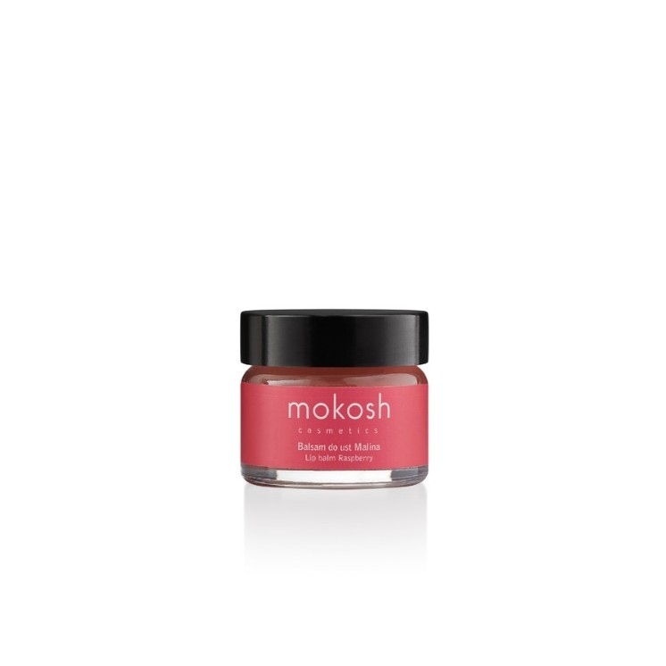 Mokosh Raspberry Lip Balm hydrateert en voedt de droge huid van de lippen